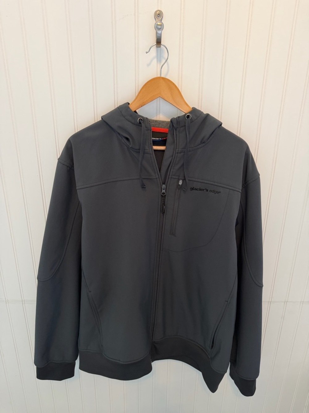 Glaciers Edge Men's Charcoal Performance Jacket